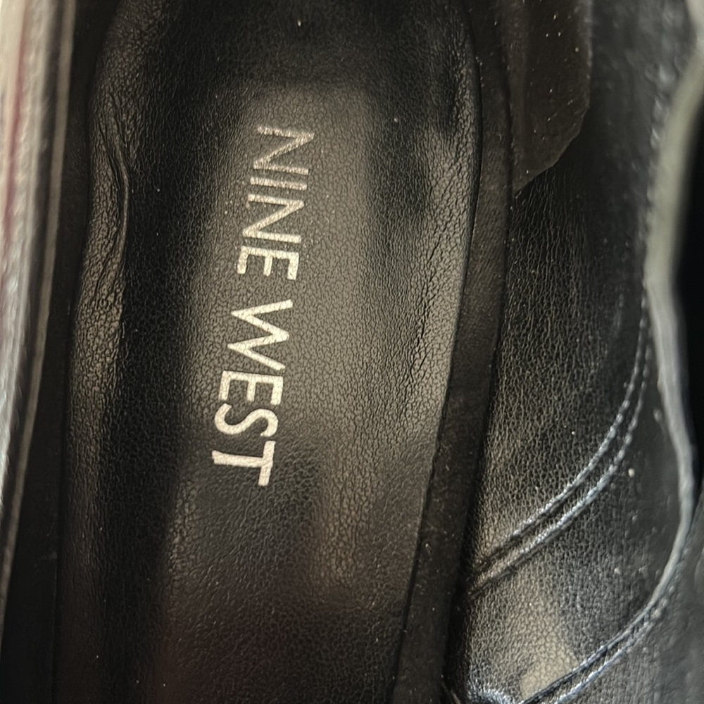 Nine West Side Zipper Open Toe Heel - image 2